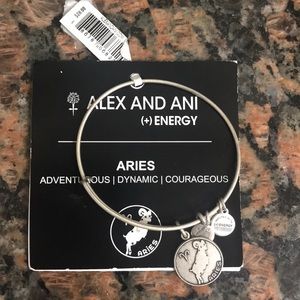 Alex and Ani Aries Silver bracelet